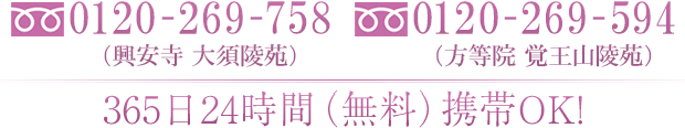 フリーダイヤル0120-678-000 365日24時間（無料）携帯OK!